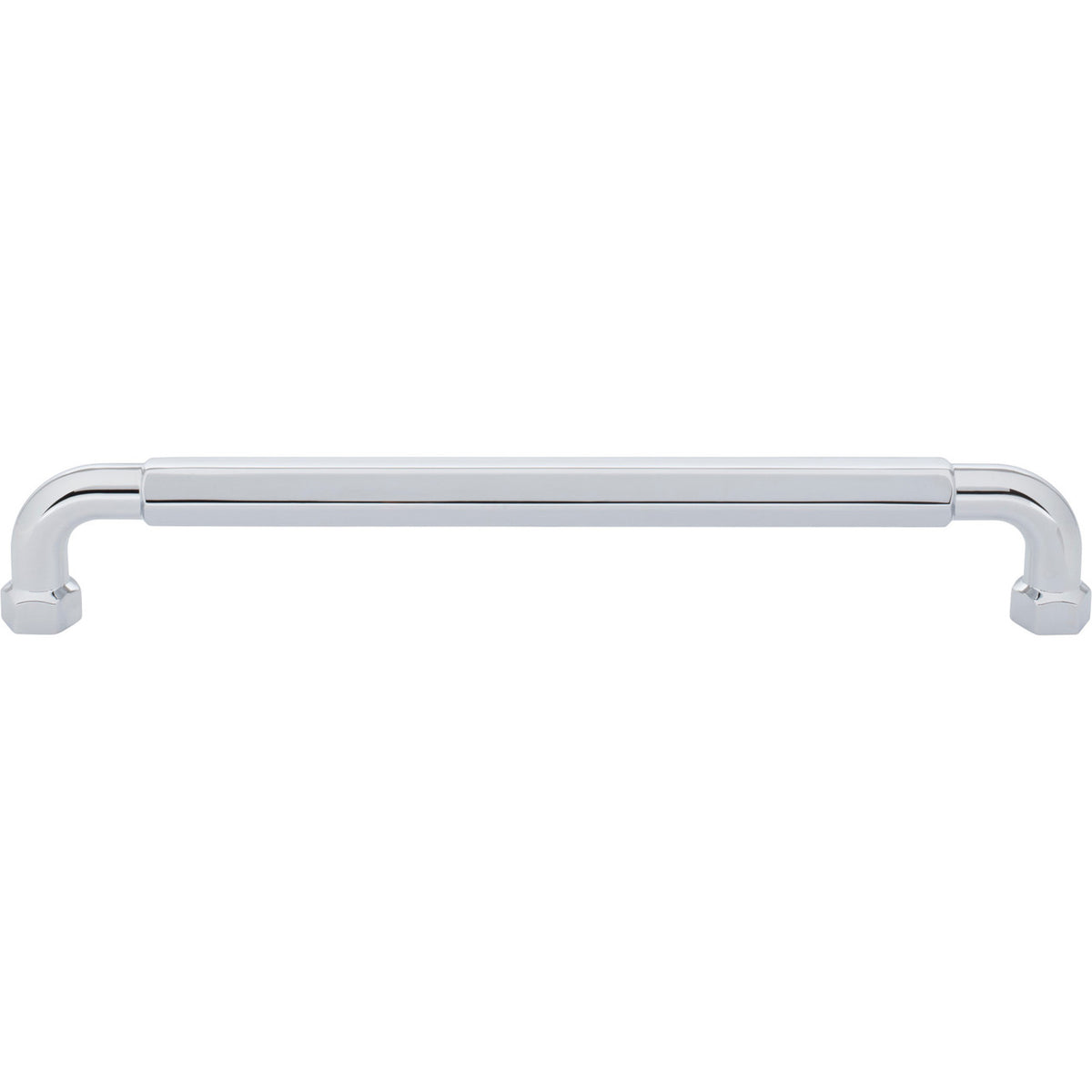 Top Knobs TK3207PC: 12" cc Dustin Appliance Pull - Polished Chrome