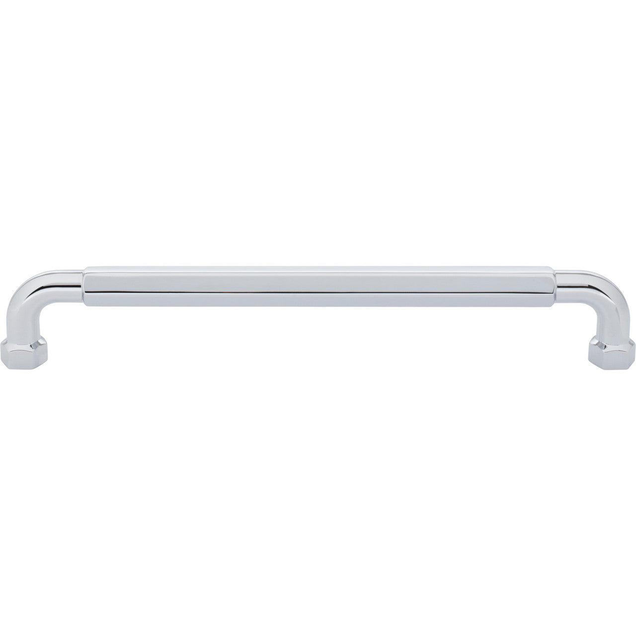 Top Knobs TK3207PC: 12" cc Dustin Appliance Pull - Polished Chrome