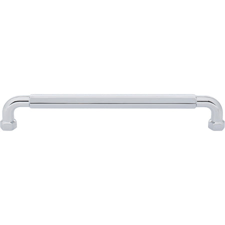 Top Knobs TK3207PC: 12" cc Dustin Appliance Pull - Polished Chrome