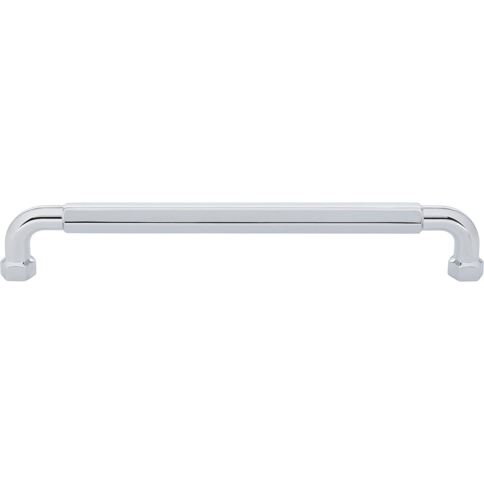 Top Knobs TK3207PC: 12" cc Dustin Appliance Pull - Polished Chrome