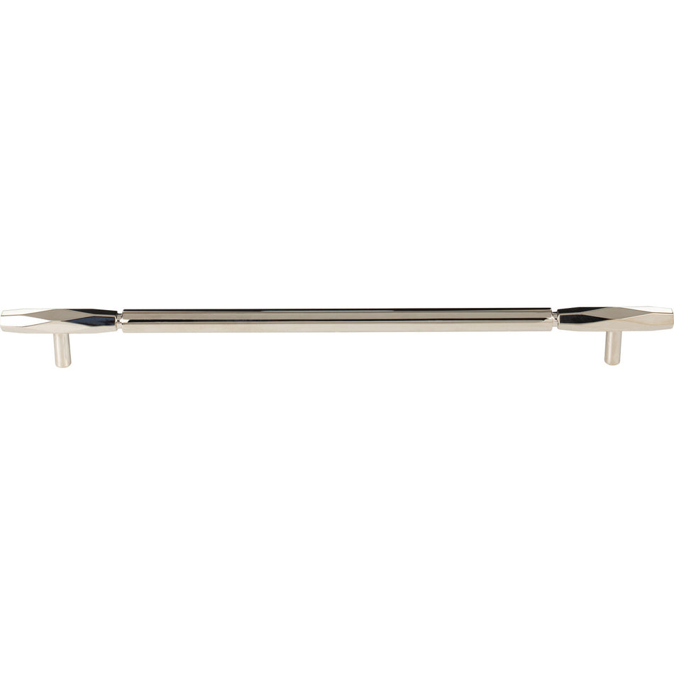 Top Knobs TK3088PN: 18" cc Regent's Park Kingsmill Cabinet Pull - Polished Nickel
