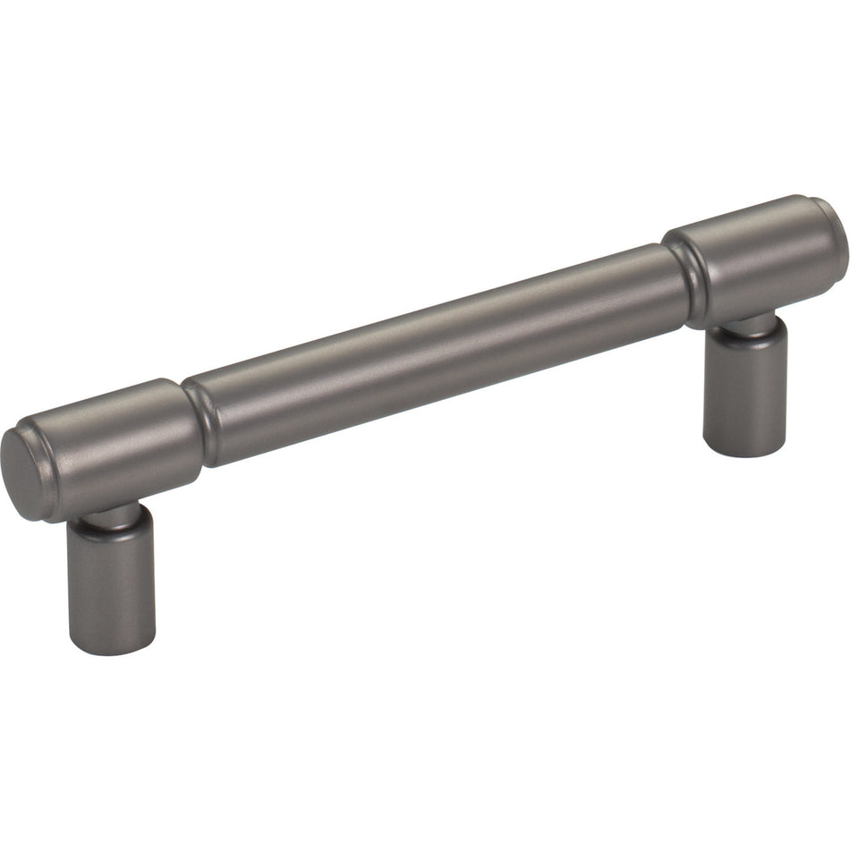 Top Knobs TK3112AG: 3-3/4" cc Regent's Park Clarence Cabinet Pull - Ash Gray