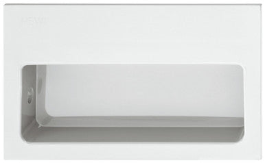 Hafele 158.88.099: 100mm Flush Mount Cabinet Pull - White