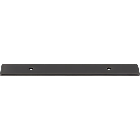 Top Knobs TK3281AG: 1" Radcliffe  Backplate - Ash Grey