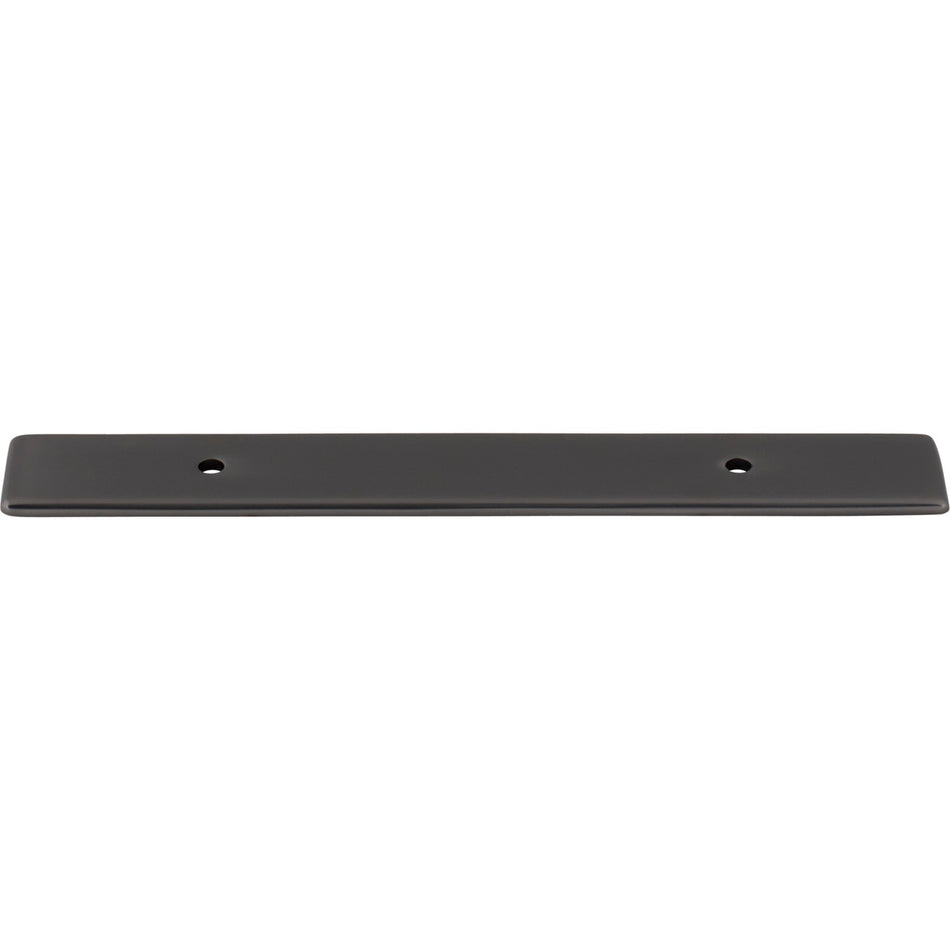 Top Knobs TK3281AG: 1" Radcliffe  Backplate - Ash Grey