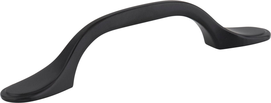 Elements 254-3MB: 3" cc Kenner Cabinet Pull - Matte Black