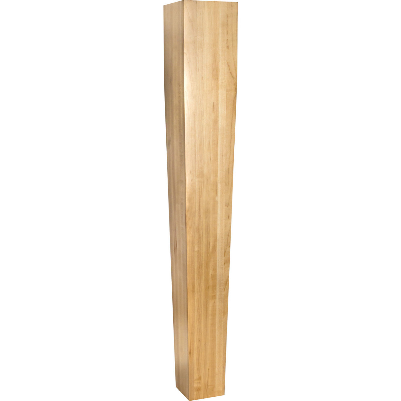 Hardware Resources P43-5WO: 5" x 5" x 35-1/2" Square Tapered Post - White Oak