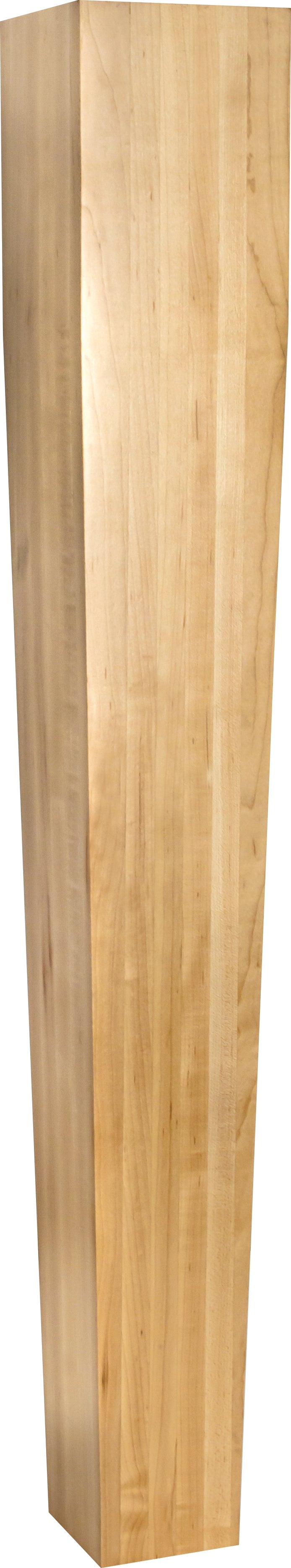 Hardware Resources P43-5MP: Square Tapered Post - Hard Maple
