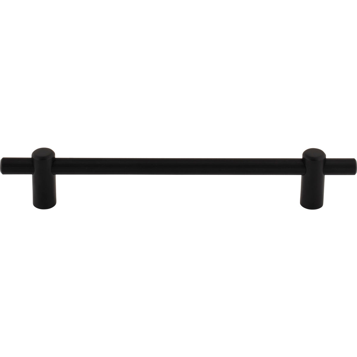 Top Knobs TK3254BLK: 6-5/16" cc Dempsey Bar Cabinet Pull - Flat Black