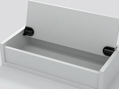 Sugatsune HG-JHM20-WT: Cover Plate for HG-JHM20 Series Hinge (pair) - White