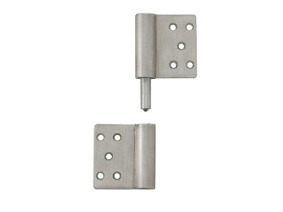 Sugatsune HG-CV127/R: 125mm Heavy Duty Lift-Off Clean Room Hinge (right) - Polished Stainless Steel