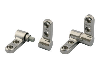 Sugatsune HG-JH14-50: 10mm Soft Close Hinge (pair) - Mirror Stainless Steel