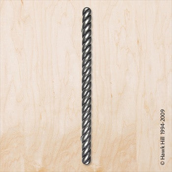 Hawk Hill F450: 24" Braid Appliance Pull - Satin Pewter
