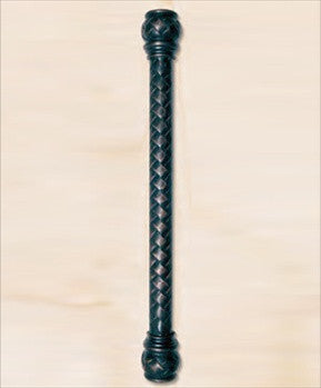 Hawk Hill P352: 24" Weave Door Pull - Black Iron