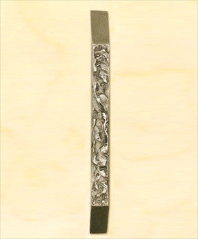 Hawk Hill F198: 12" Rustic Appliance Pull - Satin Pewter