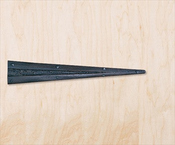 Hawk Hill S31: 18" Dart Decorative Door Strap - Black Iron