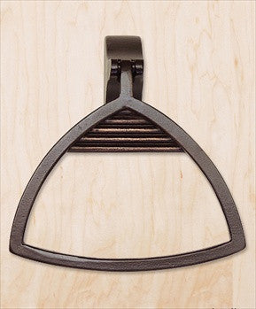Hawk Hill T83: 6-1/2" Ribs Towel Ring - Bronze