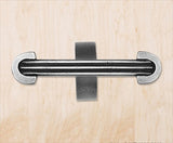 Hawk Hill T87: 6-3/4" Ribs Bath Hook - Vintage Pewter
