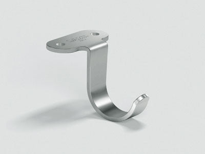 Sugatsune HJU-50S: 1-1/2" Reverse Undermount Utility Hook - Satin Stainless Steel