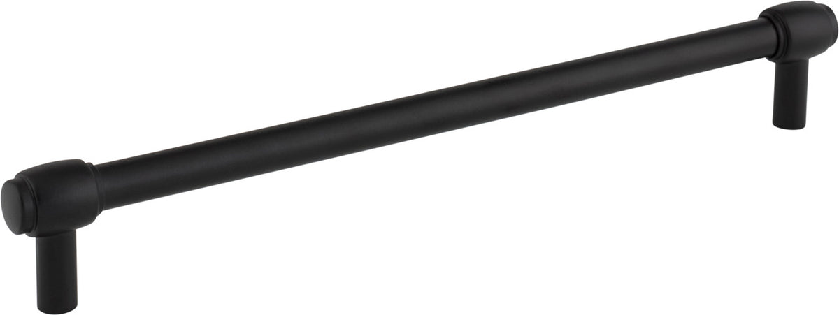 Jeffrey Alexander 885-224MB: 224mm cc Hayworth Bar Cabinet Pull - Matte Black