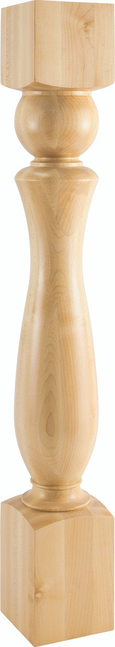 Hardware Resources P81-5-RW: Sphere Turned Post - Rubberwood