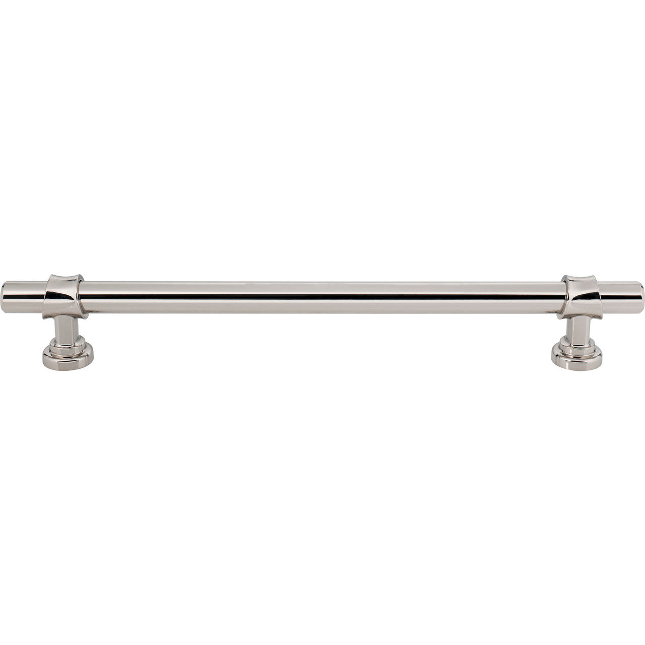 Top Knobs M2769: 12" cc Dakota Bit Cabinet Pull - Polished Nickel