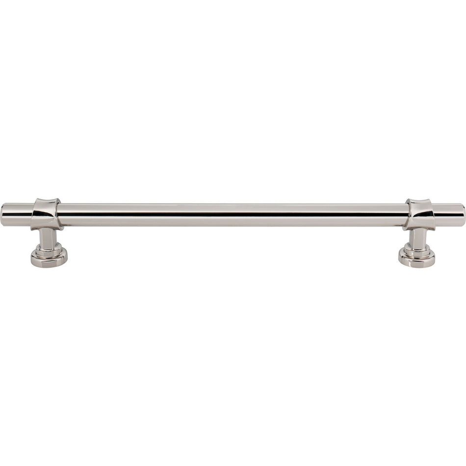 Top Knobs M2769: 12" cc Dakota Bit Cabinet Pull - Polished Nickel