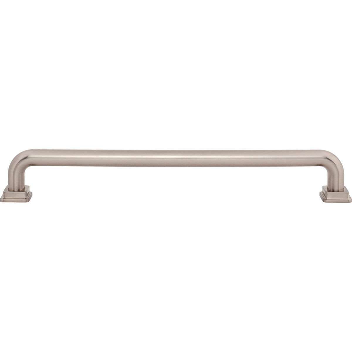 Atlas A6028-BRN: 12" cc Kimberton Bar Appliance Pull - Brushed Nickel