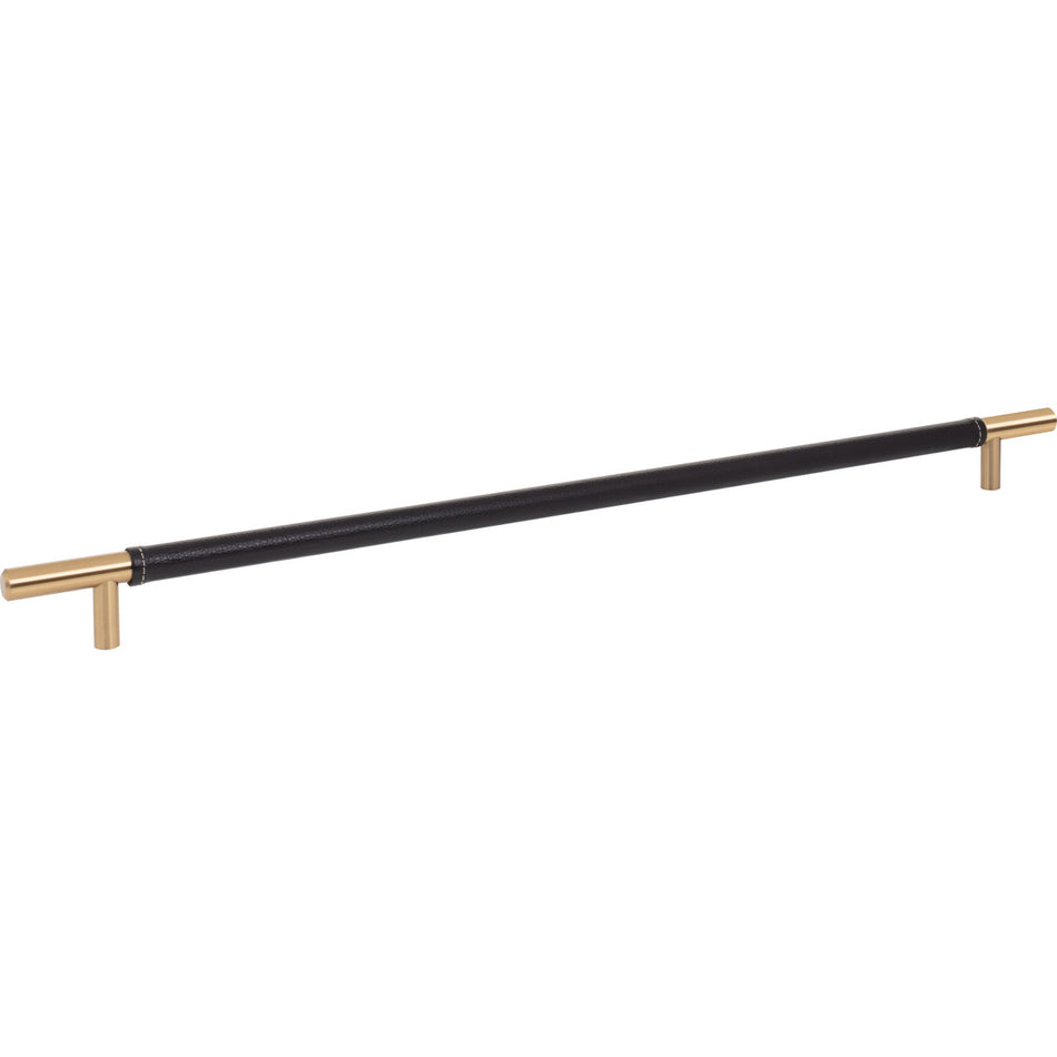 Atlas AP05-BL-WB: 17" cc Zanzibar Appliance Pull - Black/Warm Brass