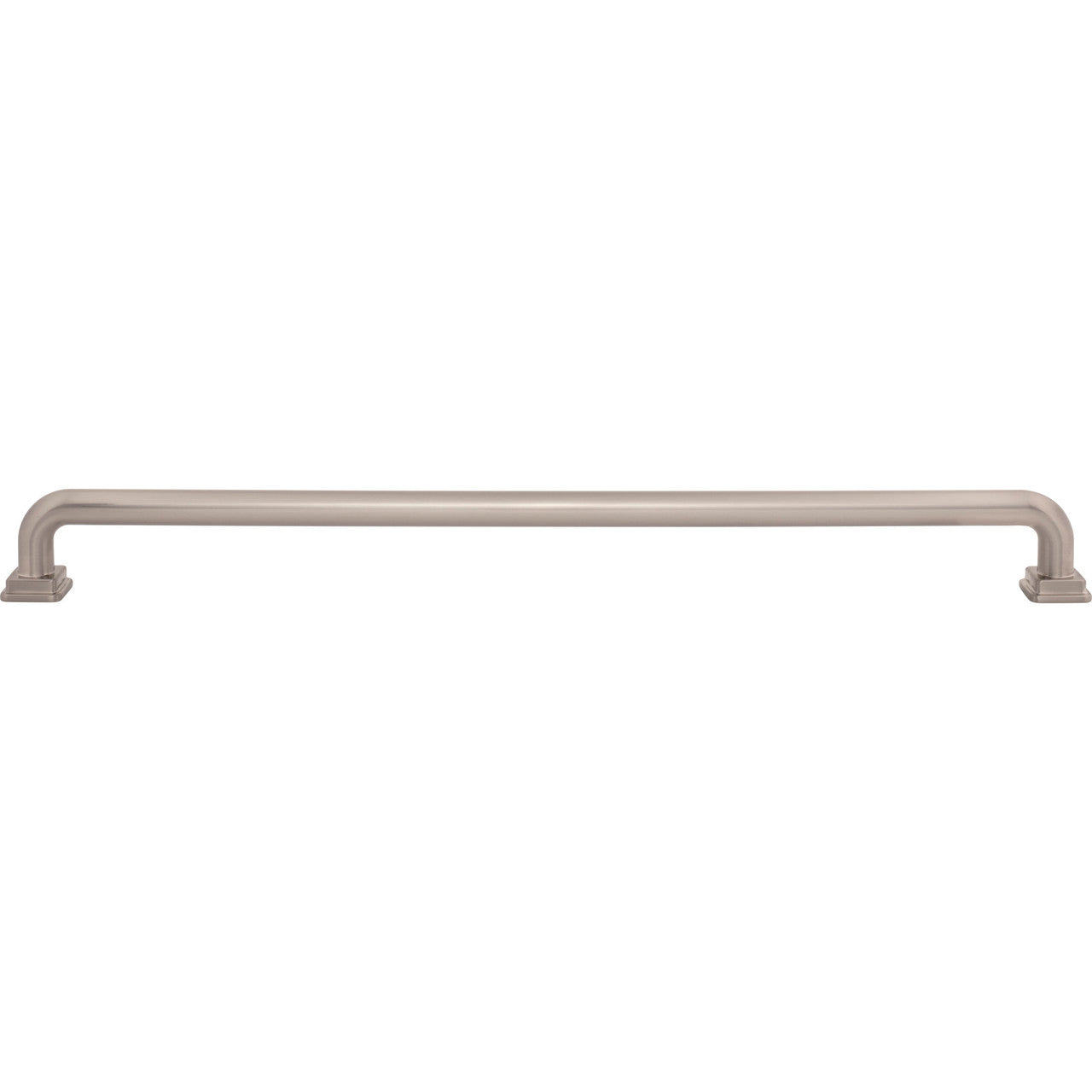Atlas A6029-BRN: 18" cc Kimberton Bar Appliance Pull - Brushed Nickel