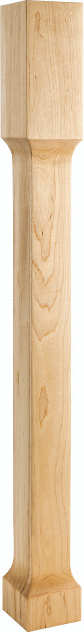 Hardware Resources P71-HMP: Square Recessed Post - Hard Maple