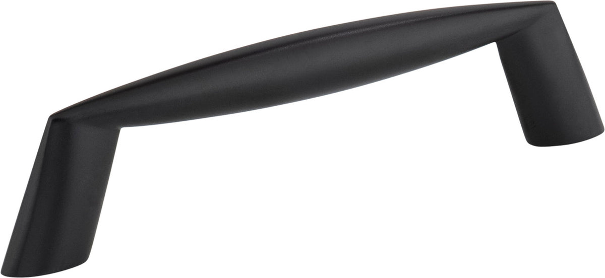 Elements 988-96MB: 96mm cc Zachary Cabinet Pull - Matte Black