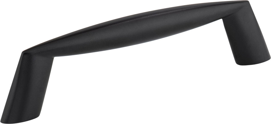 Elements 988-96MB: 96mm cc Zachary Cabinet Pull - Matte Black