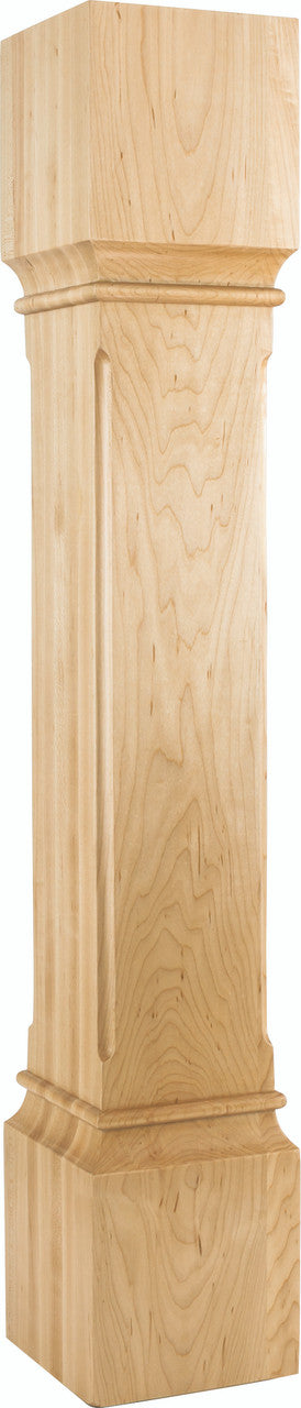 Hardware Resources P38-6-CH: Fluted Edge Post - Cherry