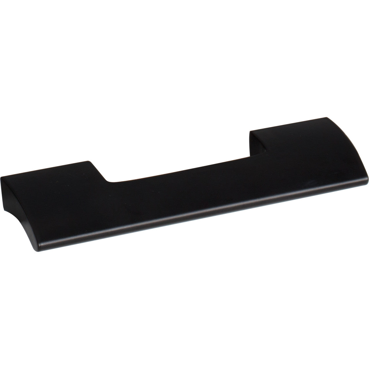 Atlas A630-BL: 3-3/4" cc Atwood Cabinet Pull - Matte Black