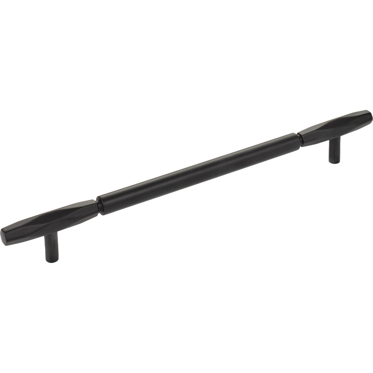 Top Knobs TK3085BLK: 8-13/16" cc Regent's Park Kingsmill Cabinet Pull - Flat Black