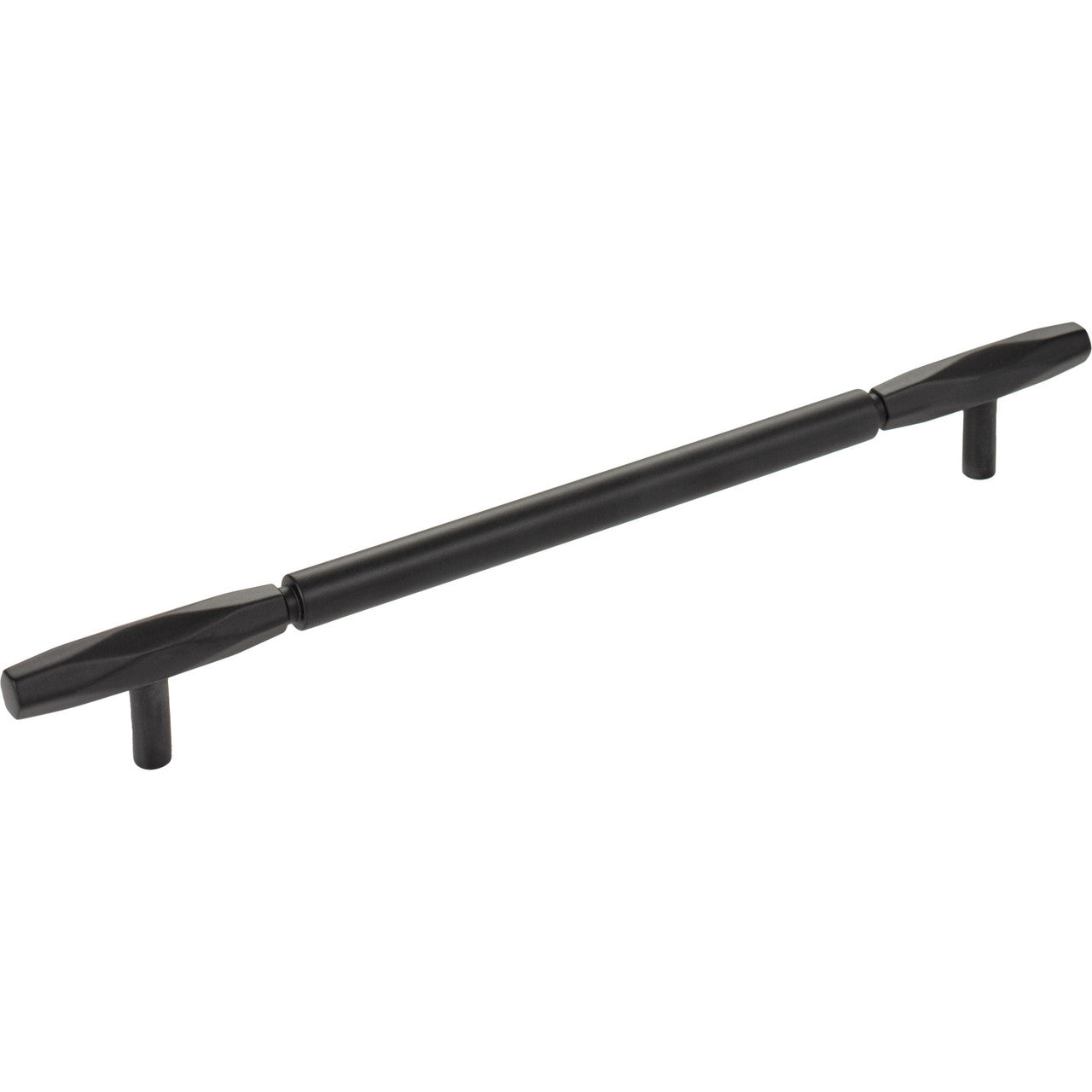 Top Knobs TK3085BLK: 8-13/16" cc Regent's Park Kingsmill Cabinet Pull - Flat Black