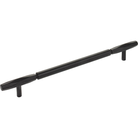 Top Knobs TK3085BLK: 8-13/16" cc Regent's Park Kingsmill Cabinet Pull - Flat Black