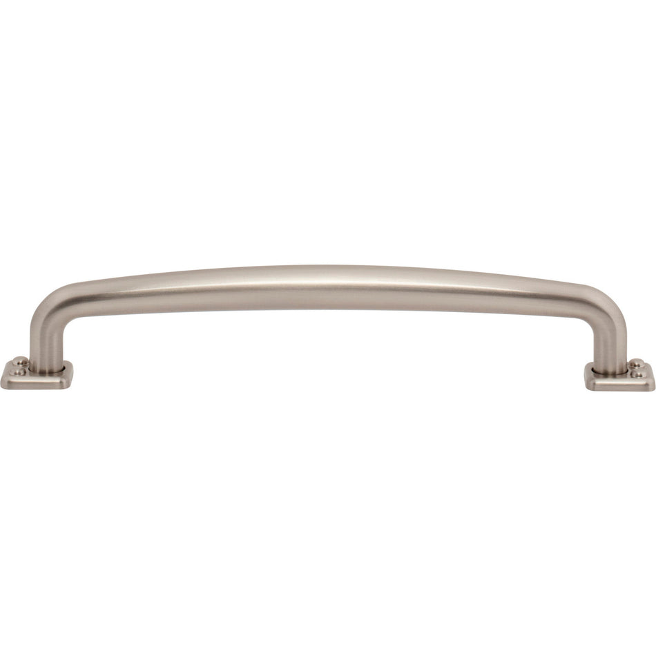 Atlas A543-BRN: 6-5/16" cc Benning D-Handle Cabinet Pull - Brushed Nickel