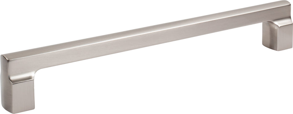 Atlas A528-BRN: 12" cc Reeves Square Bar Appliance Pull - Brushed Nickel