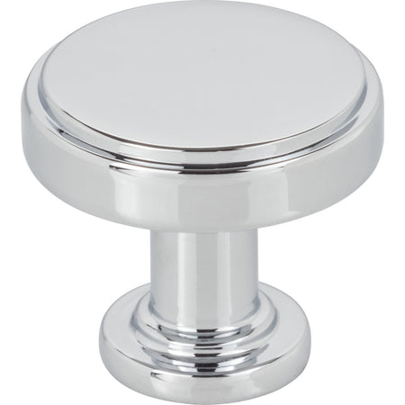 Jeffrey Alexander 171PC: 1-1/4" Richard Cabinet Knob - Polished Chrome