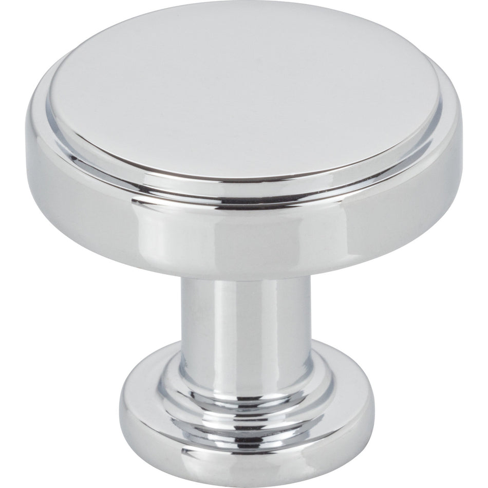 Jeffrey Alexander 171PC: 1-1/4" Richard Cabinet Knob - Polished Chrome