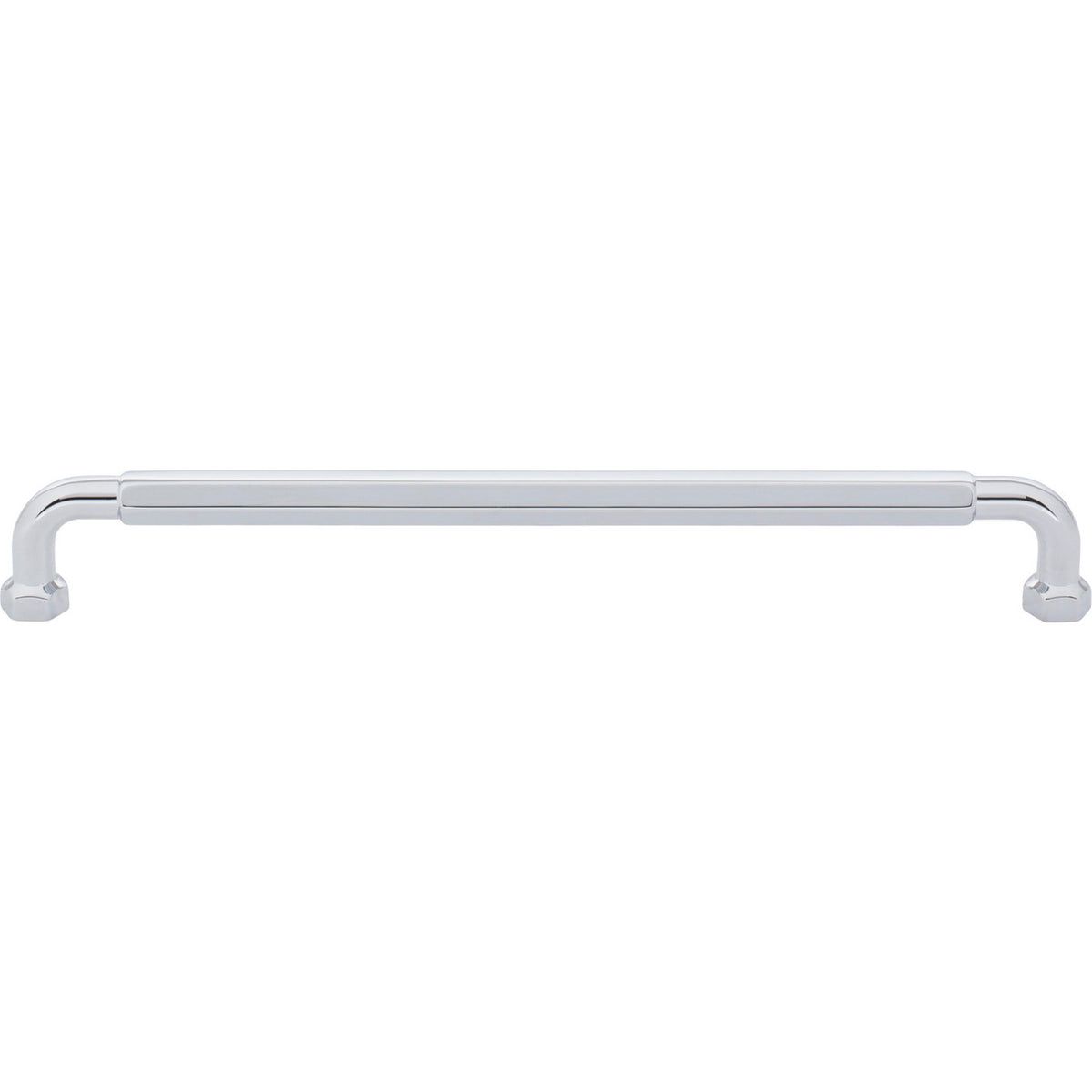 Top Knobs TK3205PC: 8-13/16" cc Dustin Cabinet Pull - Polished Chrome
