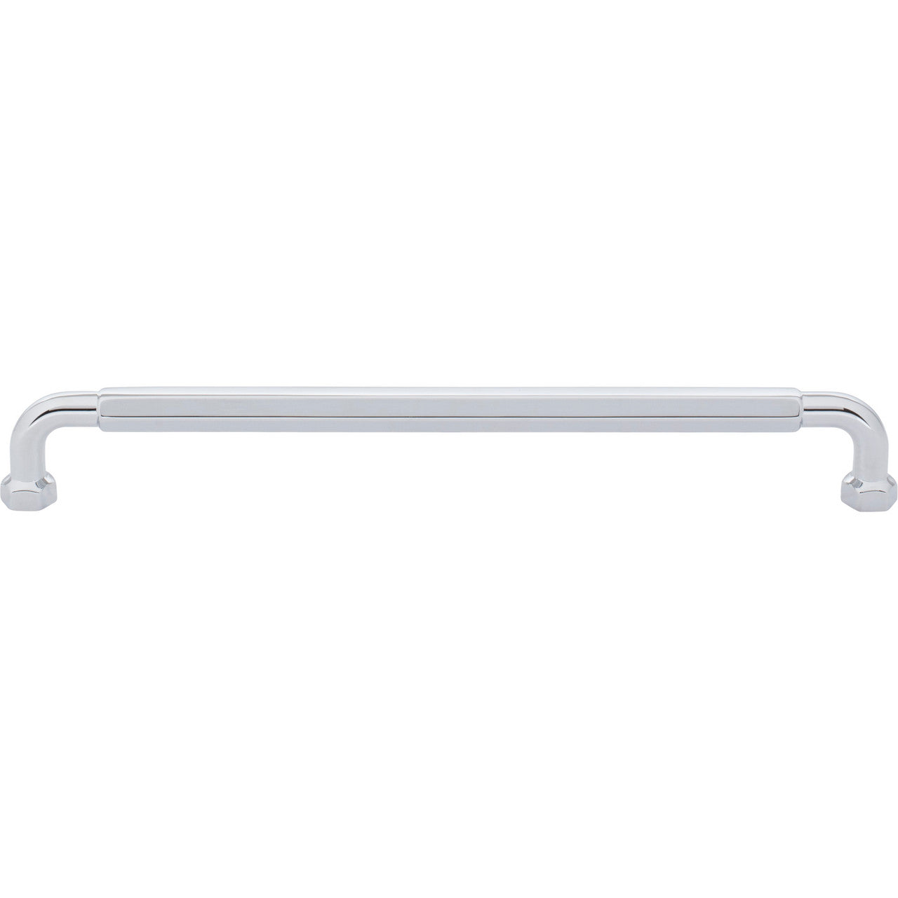 Top Knobs TK3205PC: 8-13/16" cc Dustin Cabinet Pull - Polished Chrome