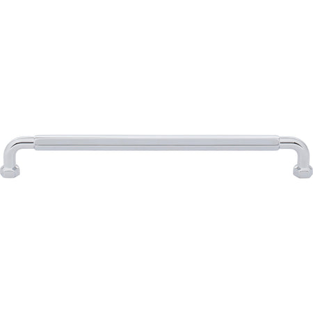 Top Knobs TK3205PC: 8-13/16" cc Dustin Cabinet Pull - Polished Chrome