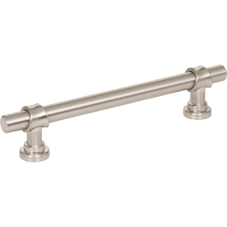 Top Knobs M2710: 5-1/16" cc Dakota Bit Cabinet Pull - Brushed Satin Nickel