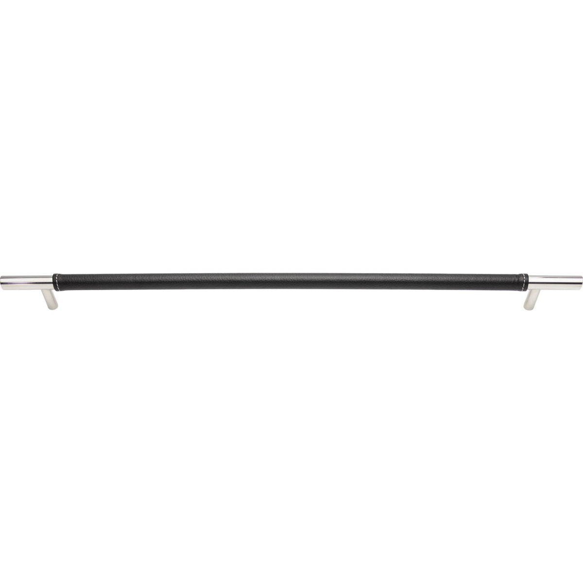 Atlas AP05-BL-CH: 17" cc Zanzibar Appliance Pull - Black/Polished Chrome