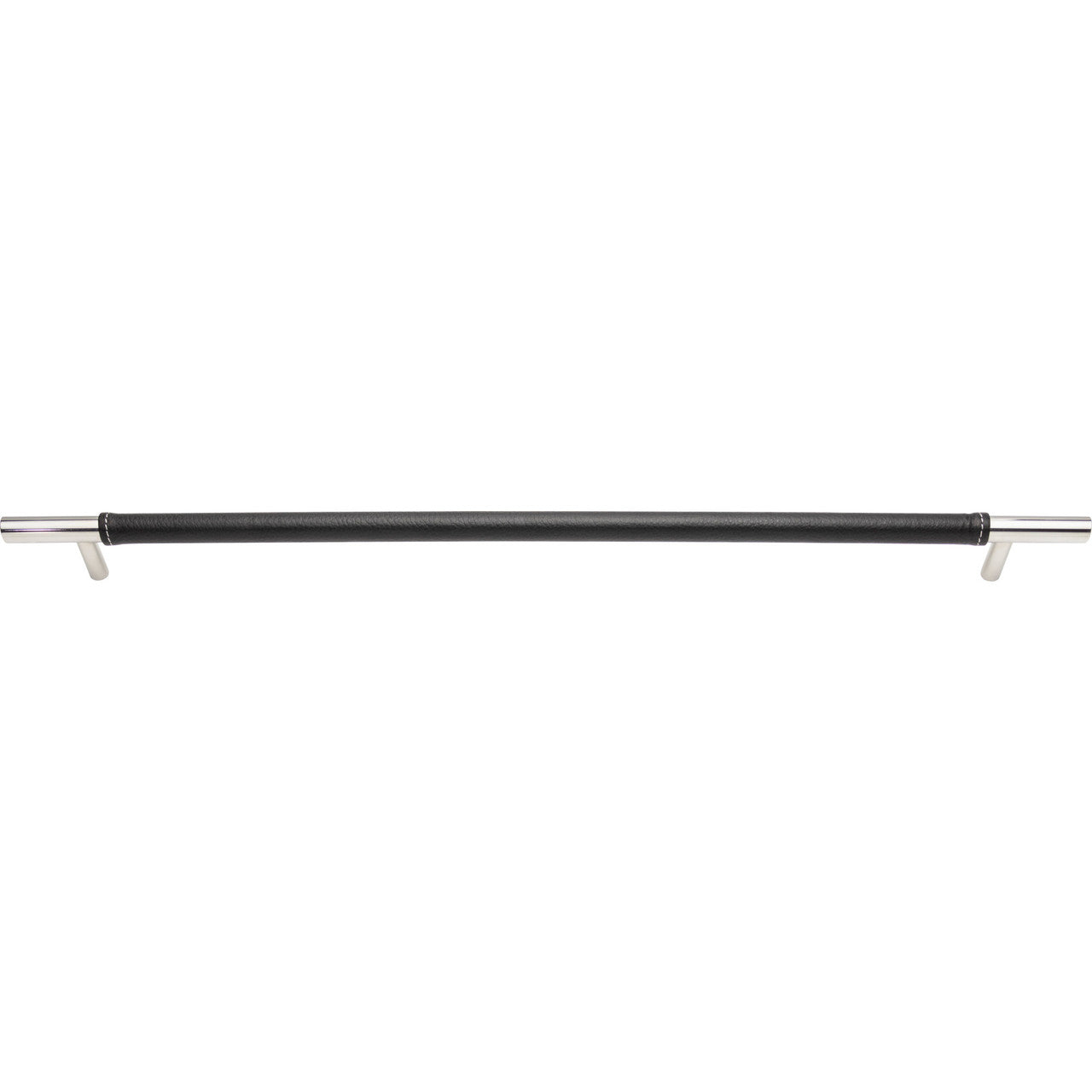 Atlas AP05-BL-CH: 17" cc Zanzibar Appliance Pull - Black/Polished Chrome