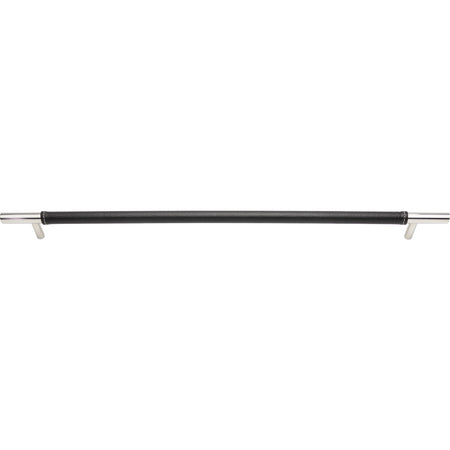 Atlas AP05-BL-CH: 17" cc Zanzibar Appliance Pull - Black/Polished Chrome