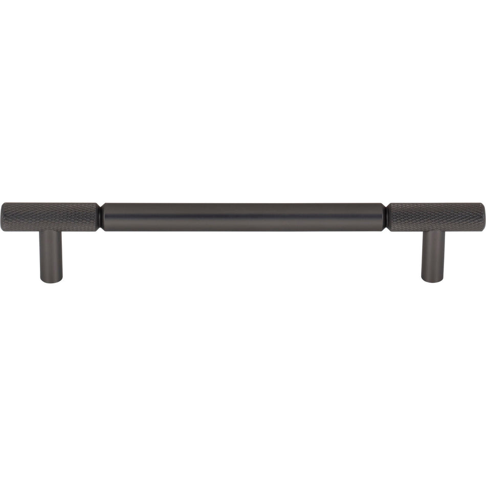 Top Knobs TK3242AG: 6-5/16" cc Prestwick Bar Cabinet Pull - Ash Grey